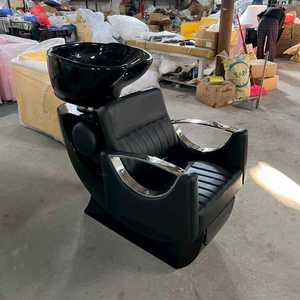 อุปกรณ์ร้านตัดผมเคลื่อนที่แบบขายส่ง เก้าอี้สระผมแบบหรูหรา เตียงสระผมสำหรับร้านเสริมสวย - Product Image 2