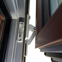 Ventana Corredera Abatible de Alta Gama con Revestimiento de Aluminio y Madera, Multisellada, Insonorizada, Térmica, Antirrobo, Compuesta, para Exteriores, Hoteles y Apartamentos