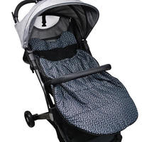 Couverture de poussette universelle chaude pour tout-petits, sac de couchage confortable pour bébé en plein air et doublure en polyester doux pour les voyages d'hiver