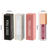 Emballage personnalisé, haute pigmentation, sans logo, gloss à lèvres hydratant, non-collant, non-décolorant, mat, imperméable, rouge à lèvres liquide durable