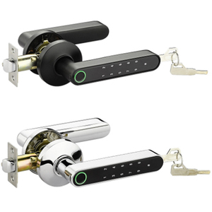 Tuya ứng dụng vân tay thông minh cửa xử lý Khóa cửa gỗ mật khẩu vân tay Cảm biến Khóa cửa điện tử thông minh ổ khóa - Product Image 1