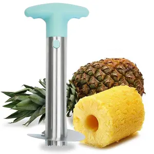 Stainless Steel Fruit Peeler Easy Kitchen Accessories Pineapple Slicer Cutter Corer