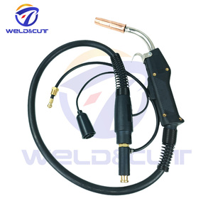 <span class=keywords><strong>Tweco</strong></span> Profesional # <span class=keywords><strong>Pistola</strong></span> de Soldadura <span class=keywords><strong>MIG</strong></span> Refrigerada por Aire de 400A con Conector Lincoln, Cable de 10/12/15 Pies - Product Image 3