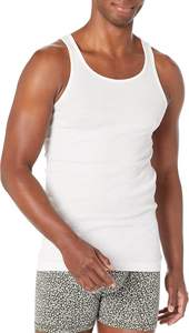 Canottiere da <span class=keywords><strong>uomo</strong></span> in <span class=keywords><strong>cotone</strong></span> 100% leggero stile Casual canottiere con colori assortiti - Product Image 4