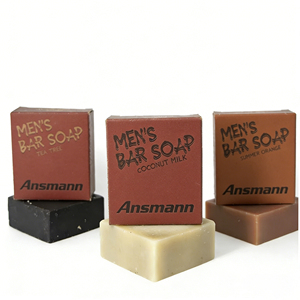 <span class=keywords><strong>Sapone</strong></span> Viso Solido Artigianale da Uomo per Pulizia Profonda con Burro di Karité e Sbiancante per Pelle Grassa - Product Image 6