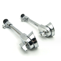 Pièces de batterie de jazz personnalisées Jambe de batterie Premier Chrome Jambes de grosse caisse télescopiques