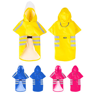 सांस लेने योग्य सुरक्षात्मक s m l xl xl xl psim <span class=keywords><strong>Nylon</strong></span> विंडप्रूफ बारिश वाले आउटडोर कुत्तों के लिए चार-आस्तीन कोट - Product Image 1