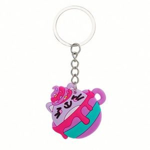<b>Custom</b> Cheap Rubber Keychain Manufacturers Wholesale Promotion <b>Key</b> <b>Ring</b> Souvenir Birthday Gifts - Product Image 4