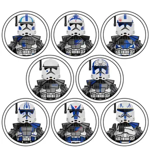 KT1064 Space Wars Clone Trooper ARC Troopers mit Fives Echo Dogam Tup Jesse Rex Kix Mini-Kunststoff-Bausteine Kinder Geschenk-Spielzeug