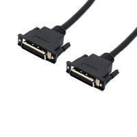 CSCD002 Câble 18 paires torsadées 36 broches MDR mâle demi-pitch CN36 broches SCSI Servo blindé à âme en cuivre PBT PVC 1m Montage sur rail DIN