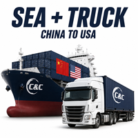 Expédition maritime et terrestre de Chine vers les États-Unis, transitaire DDP porte-à-porte