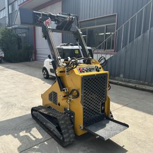 2024 новейший дизайн корпуса, грузовой резиновый гусеничный небольшой фронтальный погрузчик, распродажа, мини-погрузчик с бортовым поворотом - Product Image 2