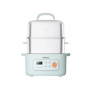 Cuiseur vapeur électrique multifonctionnel à 2 niveaux pour la maison, avec minuterie et contrôle de la température, pour la cuisson et la cuisson à la vapeur - Product Image 4