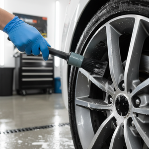 Set di 5 Spazzole per Pulizia Auto Ansiauto APB012, Fibra Chimica con Manico in Plastica, Spazzole per Detailing Auto - Product Image 5