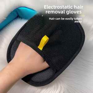 24cm <b>Large</b> Electrostatic Hair Removal Gloves Household Two-Way Bristle Removal Cleaning Pet Cleaning Grooming - Product Image 1