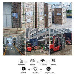 10 kW lai biến tần di động tiết kiệm năng lượng 10KVA hệ thống năng lượng mặt trời với bộ điều khiển MPPT dự phòng đầy đủ - Product Image 5
