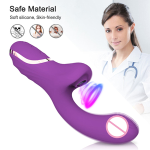 Vibrador Rosa con 10 Frecuencias de Succión y 10 Frecuencias de Vibración para Estimulación Femenina Orgasmo Instantáneo Masturbación Productos para Adultos Varita AV - Product Image 6