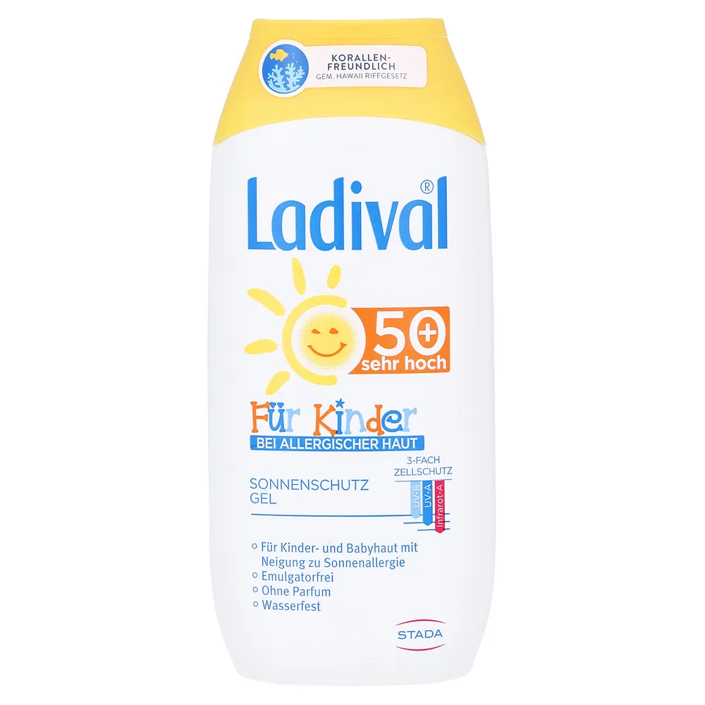 Hot Selling Made in Germany Ladival Sonnen gel Allergische Haut Lsf 50 Für empfindliche Kinder haut