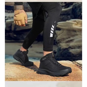 Vente directe d'usine, chaussures de randonnée personnalisées pour hommes, chaussures d'extérieur respirantes pour la montagne, chaussures d'hiver pour hommes, bottes de randonnée - Product Image 4