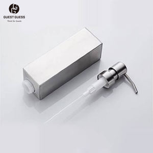 Distributeur de savon liquide mural double de luxe en acier inoxydable 304 de haute qualité, noir mat, écologique, ensemble de salle de bain - Product Image 4