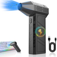 Jarvis Şarj Edilebilir Ev Tipi Cep Tipi El Üfleyici Fırçasız Motor 4 Hızlı 6000mAh USB Pil Güçlü Yüksek Hızlı Turbo Fan