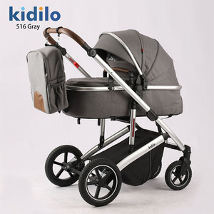 Cochecito de Bebé Kidilo Ligero de Metal con Cuatro Ruedas Plegable para 0-36 Meses, con Posición Sentada y Acostada, Amortiguador de Impactos y Bolsa para Mamá - Product Image 2