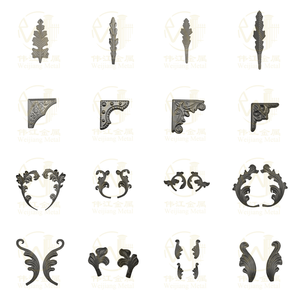 Süs çit parçaları dekoratif ferforje kapı aksesuarları - Product Image 1