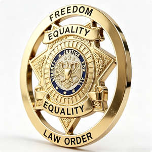 Badge d'Élite Personnalisé en Alliage de Zinc Émaillé Doux et Texturé, Vente Chaude, Prix de Gros Usine - Product Image 4