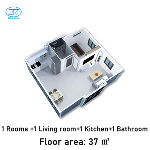 Moderno minimalista 20ft espandibile casa del contenitore prefabbricato in acciaio Mobile ufficio/negozio/appartamento/Hotel/capsula per pannello Sandwich - Product Image 6