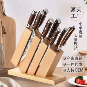 Oferta Especial: Juego de 9 Cuchillos de Cocina de Acero Inoxidable 5Cr15MOV Ecológicos con Bloque, Mango de Plástico/PP, Marca Mairun (EE. UU.) - Product Image 1
