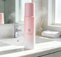 Bouteille en plastique PET de 100 ml, couleur dégradée DY-E-144, logo personnalisé, vide, pour cosmétiques, toner, emballage de liquides pour soins de beauté.