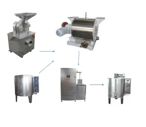 chocolate spread making machine chocolate hazelnut paste making machine