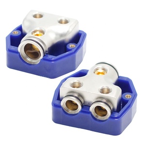 ZING EAR DB102 Boîtier de fusibles pour autoradio, <span class=keywords><strong>1</strong></span> <span class=keywords><strong>x</strong></span> <span class=keywords><strong>0</strong></span> Gauge / 2 <span class=keywords><strong>x</strong></span> <span class=keywords><strong>4</strong></span>, Boîtier de distribution d'alimentation audio, pour câbles <span class=keywords><strong>1</strong></span>-5 AWG, Cuivre 10A - Product Image 6