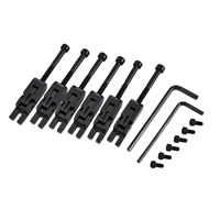 Conception personnalisée d'usine OEM d'aggloméré anodisé en plastique Cnc T9 T6 T7 T15 T27 T30 Vis Torx à tête bombée en titane pour couteaux