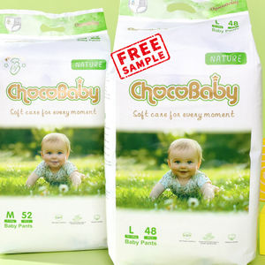 Chocobaby Pantalon jetable de haute qualité OEM Couches pour bébé dorlotées à bas prix de gros - Product Image 2