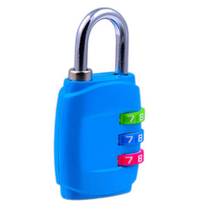 กุญแจล็อคแบบผสมผสาน ทำจากโลหะผสมสังกะสี สามารถตั้งรหัสใหม่ได้ เหมาะสำหรับกระเป๋าเดินทาง ตู้ล็อกเกอร์ในโรงยิม และการเดินทาง - Product Image 2