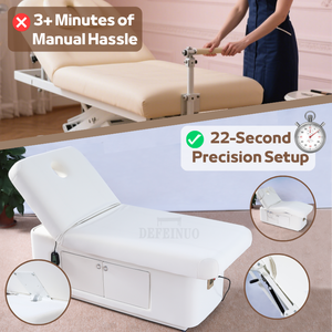 سرير رموش مخصص ، أثاث صالون تجميل معدني ، كرسي حاجب نقالة للحواجب - Product Image 3