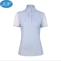 Vente en gros chemise à manches courtes à séchage rapide et respirante pour femmes