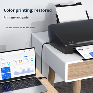 <span class=keywords><strong>USB</strong></span> 2.0 A/B Kare Yazıcı Veri Kablosu Saf Siyah Bakır 4 Çekirdekli Korumalı <span class=keywords><strong>USB</strong></span> B - <span class=keywords><strong>USB</strong></span> A Kablosu - Product Image 2