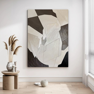 Ý tối giản nhà hàng 2025 mới trang trí bức Tranh phòng khách tường nghệ thuật trừu tượng đơn giản hiện đại - Product Image 6