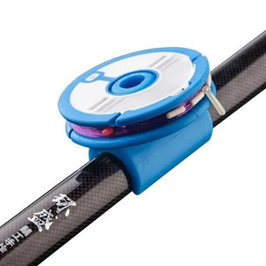 Connecteur de bobine en silicone, support universel pour canne à pêche, accessoire enrouleur de ligne pour la pêche en eau douce - Product Image 1