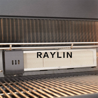 Barbecue au gaz portable de luxe de 32 pouces intégré, en acier inoxydable 304, GPL, 66 000 BTU, grilles de cuisson au bord de la piscine, rôtissoire