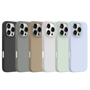 Funda de Teléfono Premium de Lujo con Logotipo Personalizado, Resistente al Agua y a los Golpes, 100% Silicona Líquida para 13 14 15 Pro Max 16 - Product Image 1