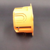 Boîte de jonction pvc orange pvc conduit tuyau boîte de jonction électrique dos jaune boîte de montage mural en bois 3x6 pvc