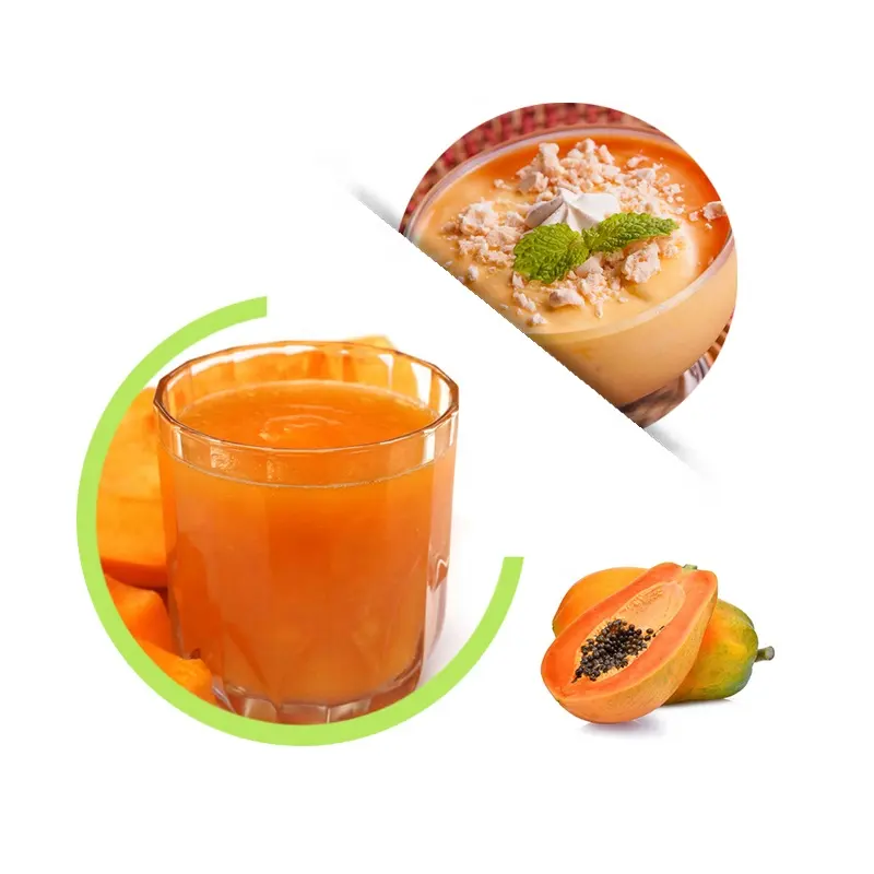 Натуральный концентрированный сок папайи, ферментированный Lactobacillus plantarum, фруктовый сок