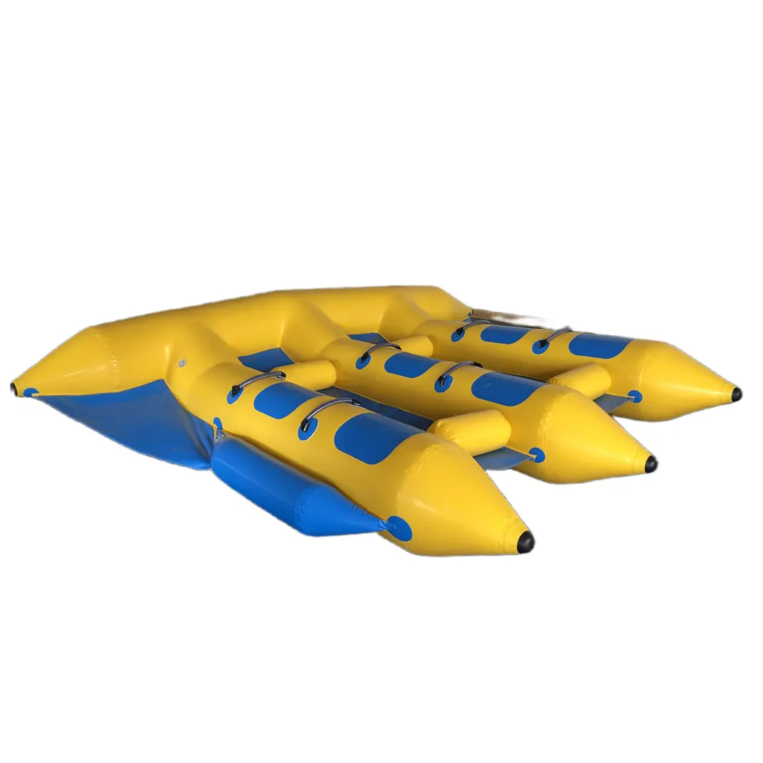 6 seats Large Inflatable Flying Boat Inflatable Flying Fish for Yacht Games On The Ocean