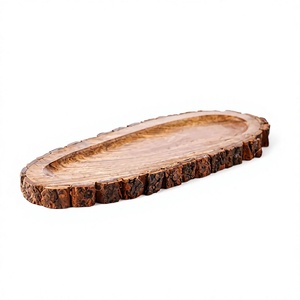 Vaisselle de service haut de gamme, de style royal, tendance, antique, en bois, faite à la main, écologique, compatible lave-vaisselle et micro-ondes, sans danger pour les aliments, pour la restauration - Product Image 6