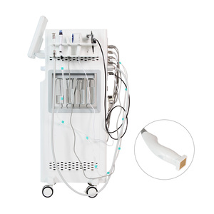 Appareil multifonctionnel vertical 11-en-1 à eau et oxygène avec plusieurs types de sondes pour éliminer les peaux mortes et nettoyer la peau du visage - Product Image 4