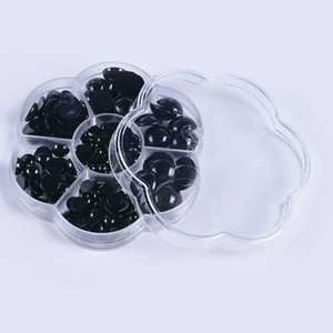 Kit de Ojos y Nariz de Ganchillo Rojo Brillante para Muñecas, Accesorios de Resina Plástica para Manualidades DIY, para Juguetes de Animales, Verano 2024 - Product Image 2
