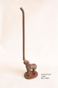Porte-serviettes <span class=keywords><strong>en</strong></span> <span class=keywords><strong>papier</strong></span> vintage marron <span class=keywords><strong>en</strong></span> fonte <span class=keywords><strong>en</strong></span> forme d'animal éléphant girafe cuisine <span class=keywords><strong>table</strong></span> à manger hauts décoration de la maison - Product Image 2